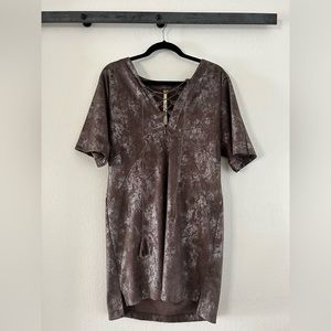 Uncle Frank Textured Brown Dress